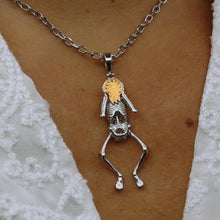 Load image into Gallery viewer, Silver Hour Minds Necklace - Fashion Jewelry by Yordy.