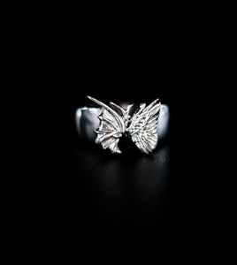 Silver Butterfly Angel Ring - Fashion Jewelry by Yordy.