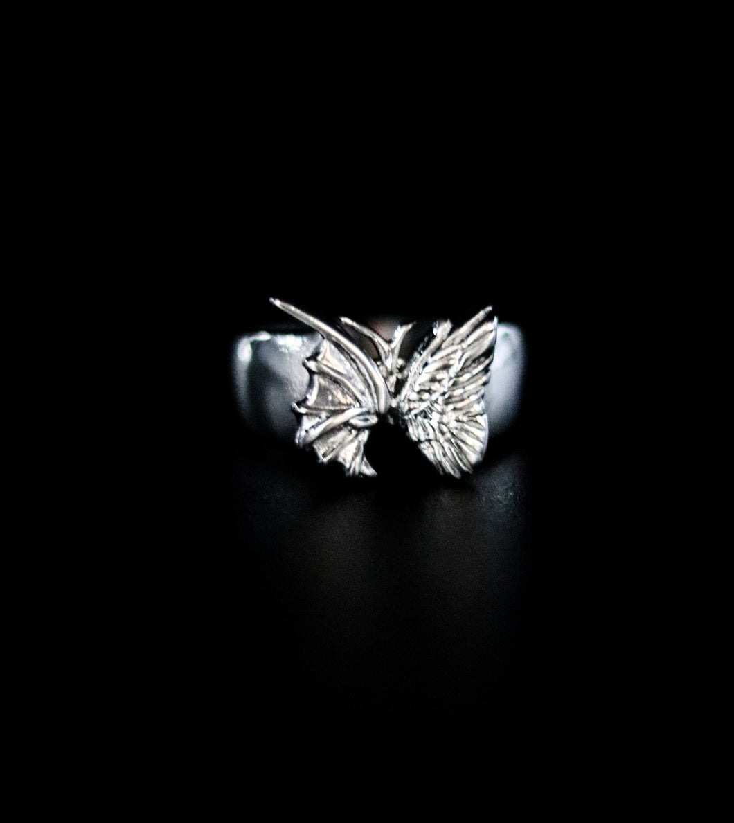 Silver Butterfly Angel Ring - Fashion Jewelry by Yordy.