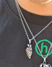 Load image into Gallery viewer, Silver Last Bite Necklace - Fashion Jewelry by Yordy.