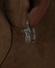 Load image into Gallery viewer, Silver Mermaids Love Earrings - Fashion Jewelry by Yordy.