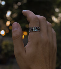 Silver Spider Web Ring - Fashion Jewelry by Yordy.