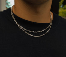 Load image into Gallery viewer, Silver Rollo Chain 3mm - Fashion Jewelry by Yordy.