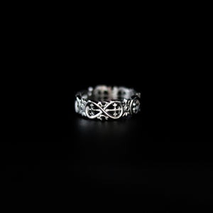 Silver Infinite Crosses Ring - Fashion Jewelry by Yordy.