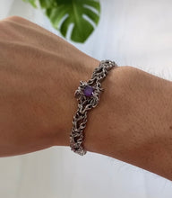 Load image into Gallery viewer, Purple Burning Jewel Bracelet - Fashion Jewelry by Yordy.
