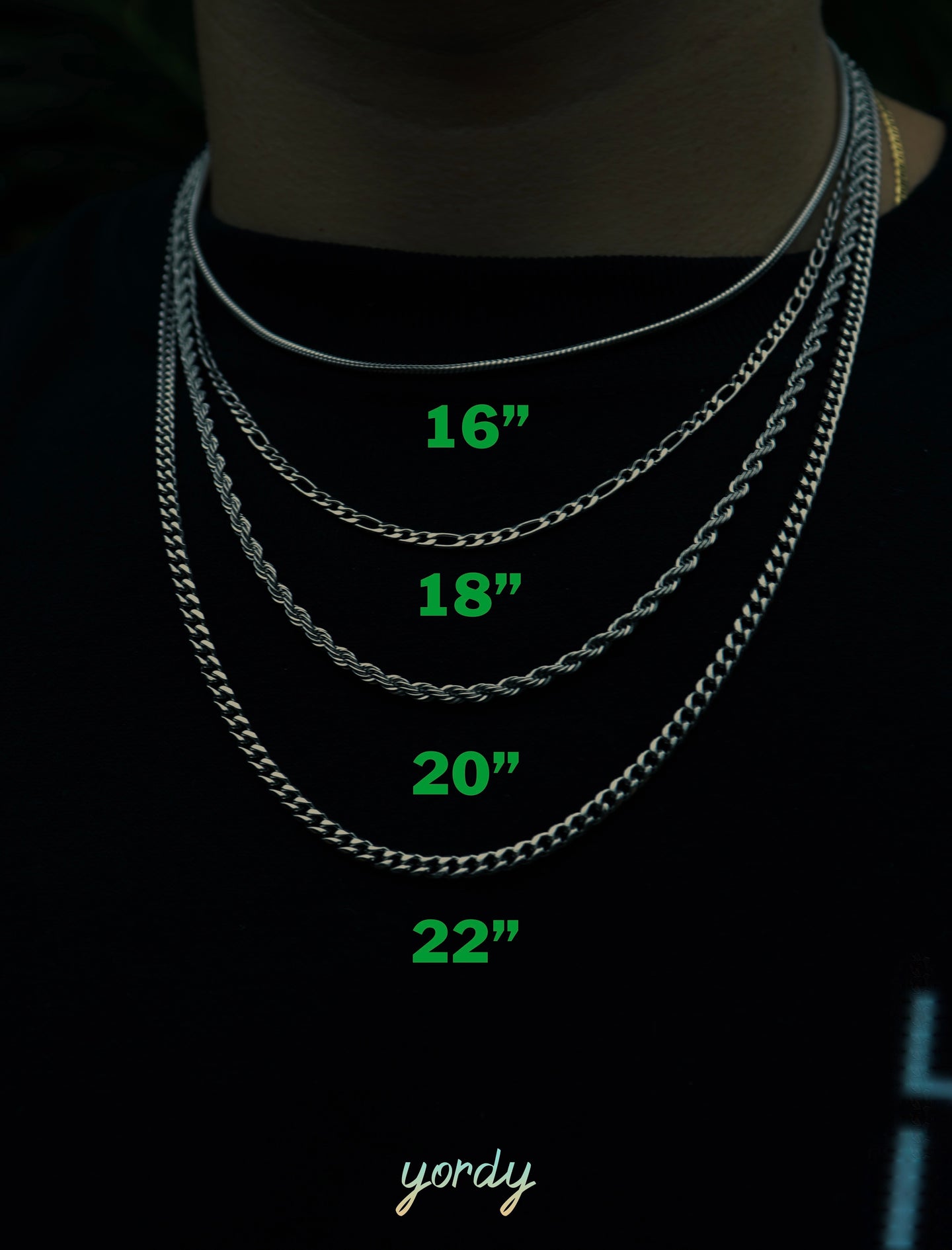 Silver Chain Choker 8mm - Fashion Jewelry by Yordy.