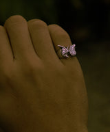 Silver Butterfly Angel Ring - Fashion Jewelry by Yordy.