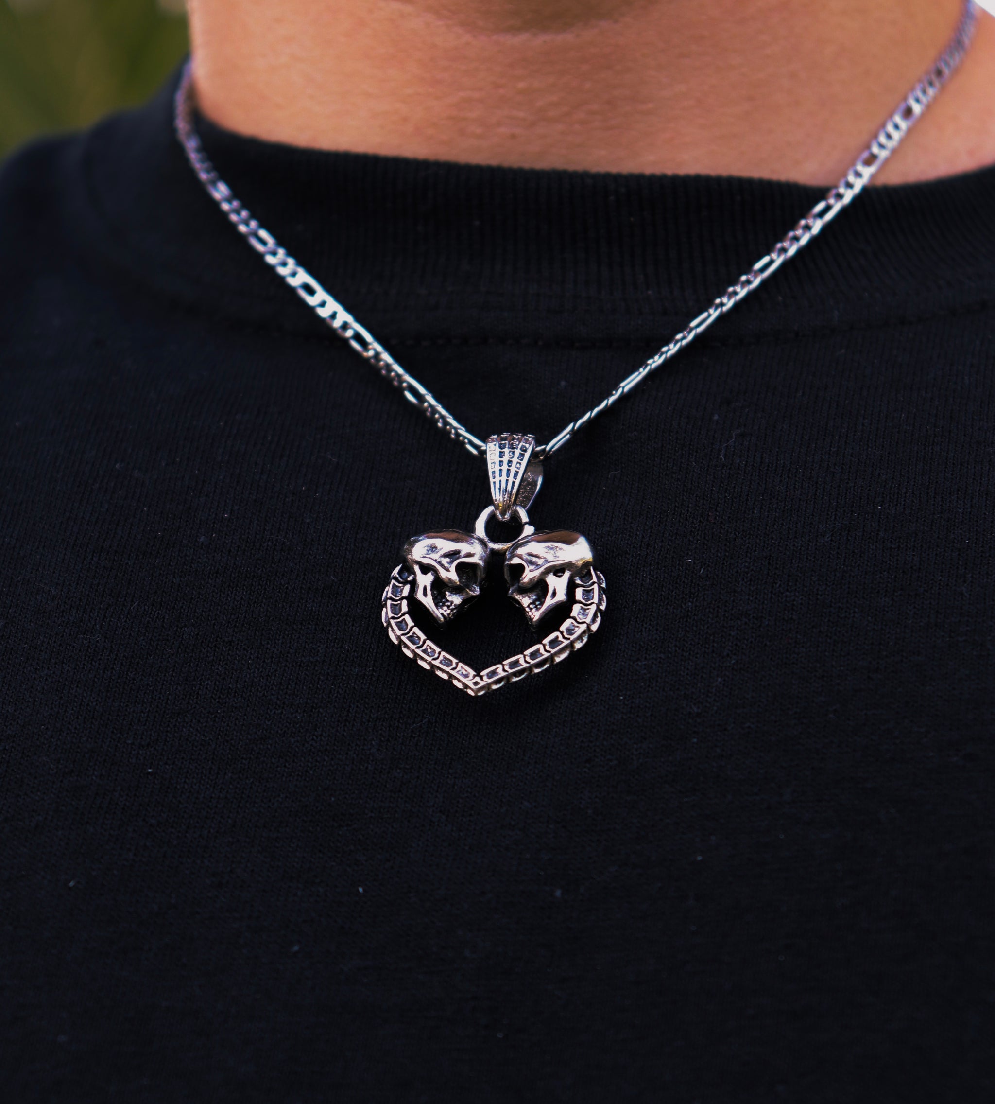 Silver Forbidden Love Necklace - Fashion Jewelry by Yordy.