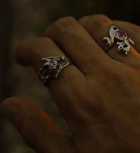 Load image into Gallery viewer, Silver Jeweled Heart Ring - Fashion Jewelry by Yordy.
