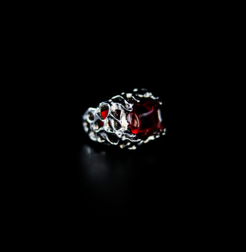 Silver Melting Stone Ring - Fashion Jewelry by Yordy.