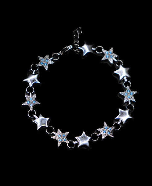 ♡STAR JEWELRY♡BRACELET Buy SevenAndEight Multicolour Crystal Star Moon Bracelet Hand