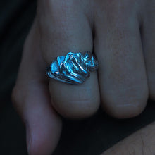 Load image into Gallery viewer, Silver Lovers Bite Ring - Fashion Jewelry by Yordy.