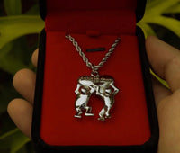 Silver Love is Pain Necklace - Fashion Jewelry by Yordy.